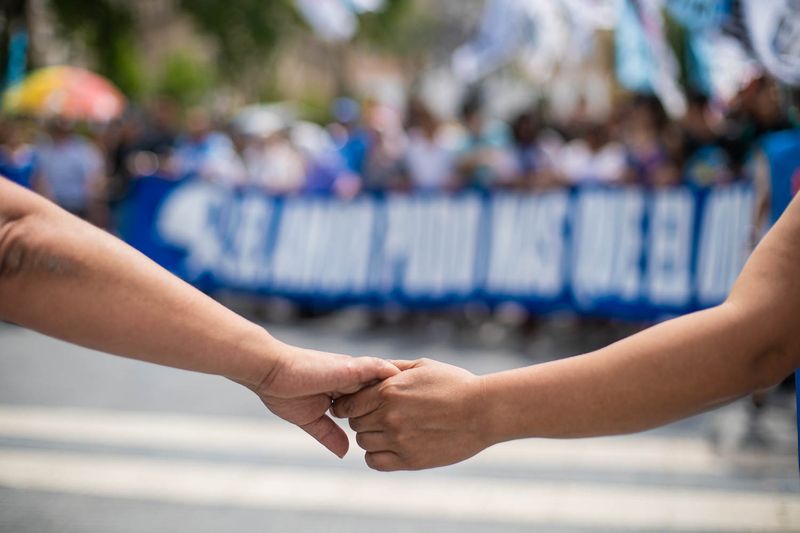 Fotografía de Estanislao Santos: Las madres siguen marchando